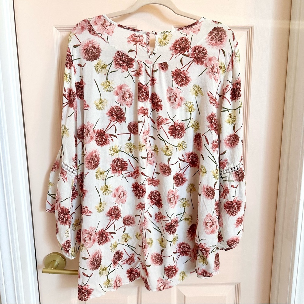 Pink floral Oddi top - Picture 6 of 6